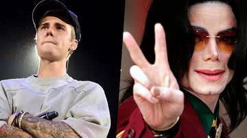 Justin Bieber e Michael Jackson com algumas das maiores carreiras pop de todos os tempos - Getty Images