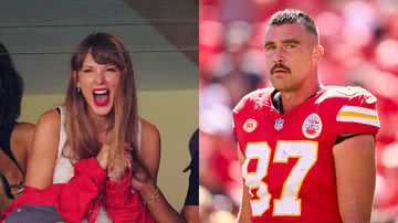 Vendas da camiseta de Travis Kelce aumentam em 400% após Taylor Swift comparecer ao jogo dos Chiefs - Getty Images